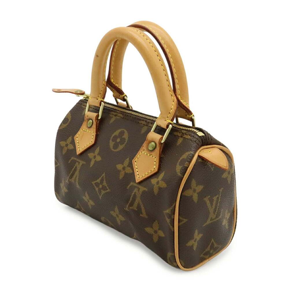 LOUIS VUITTON Brown Monogram Mini Speedy Pouch - Picture 3 of 8